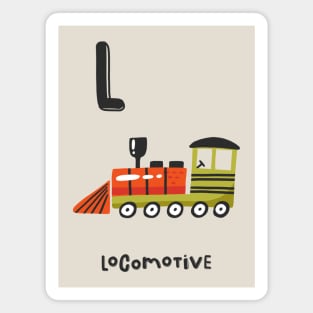 L is Locomotive Magnet